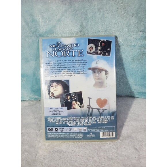 North DVD PAL Region 2 Rare HTF Elijah Wood Bruce Willis Comedy by Rob Reiner - Picture 2 of 4